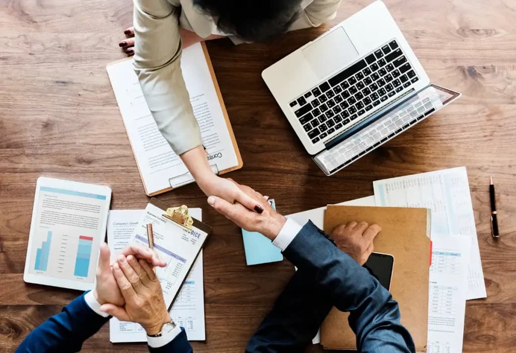 Setor comercial estruturado de uma pequena empresa